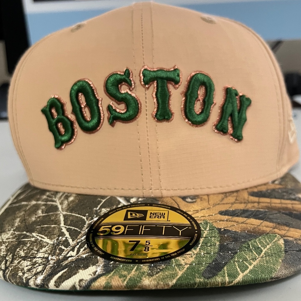Boston Red Sox 90th Anniversary Size 7 5/ 59Fifty New Era Hat Fitted Cap New Men